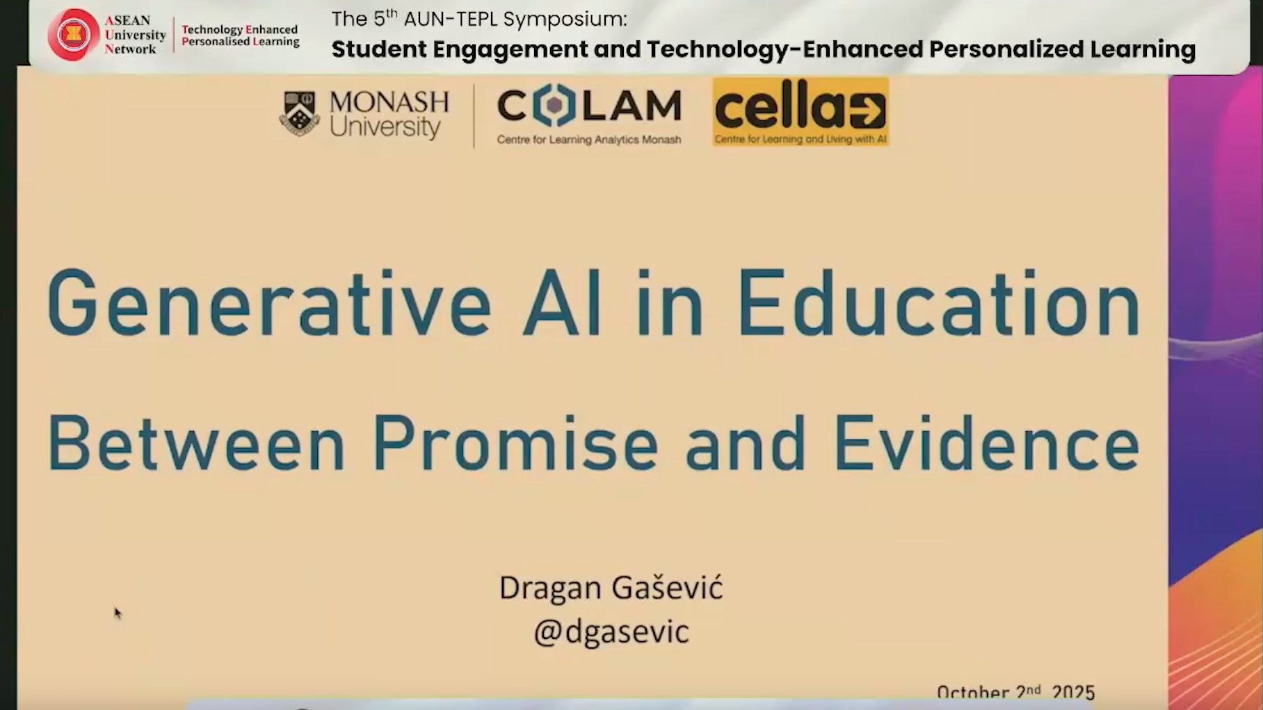 Keynote Presentation